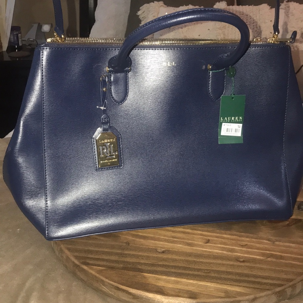 Lauren Ralph Lauren Navy Purse